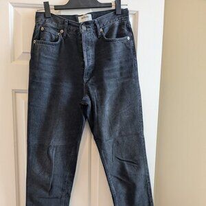 Agolde Fen high-rised tapered jeans sz 26 in Shambles